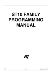 ST ST10 Series Programming Manual