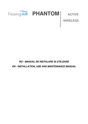 NovingAIR PHANTOM Series Installation, Use And Maintenance Manual