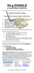 Acksys WLg-DONGLE-OEM-EVAL Quick Installation Manual