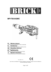 BRICK MP1700-642MC Original Instructions Manual