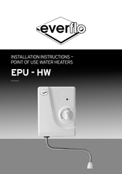 Everflo EPU-HW Installation Instructions Manual