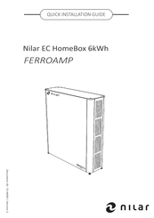 Nilar FERROAMP EC HomeBox 6kWh Quick Installation Manual