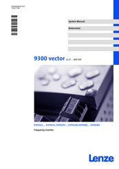 Lenze EVF9381 Series System Manual