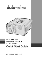 Datavideo DAC-90 Quick Start Manual