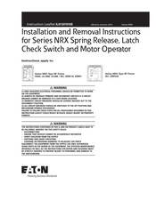 Eaton NRX RF Instruction Leaflet