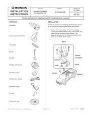 Honda 08L09-TA1-100 Installation Instructions