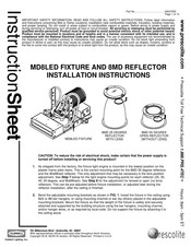 HUBBELL LIGHTING Prescolite MD8LED4L Instruction Sheet