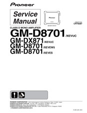 Pioneer GM-DX871/XEVUC Service Manual