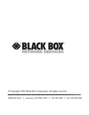 Black Box EQN500-0006 Manual