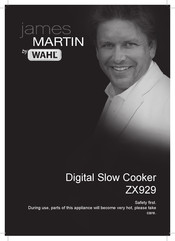 Wahl James Martin ZX929 Manual