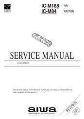 Aiwa IC-M168 Service Manual