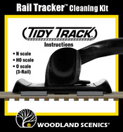 WOODLAND SCENICS Rail Tracker Tidy Track Instructions Manual