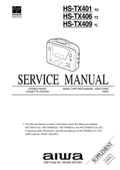 Aiwa HS-TX401 Service Manual