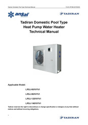 Tadiran Telecom Ansal LRSJ-140/NYN1 Technical Manual