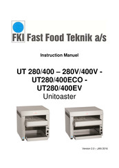FKI Unitoaster UT 280V Instruction Manual
