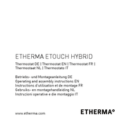 Etherma Etouch hybrid Operating And Assembly Instructions Manual