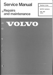 Volvo 240 1975 Service Manual