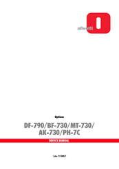 Olivetti AK-730 Service Manual