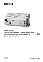 Siemens Synco 700 RMZ785 Basic Documentation