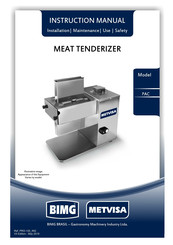 METVISA BIMG PAC220M50C7 Series Instruction Manual