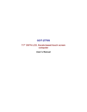 AXIOMTEK GOT-2770S User Manual