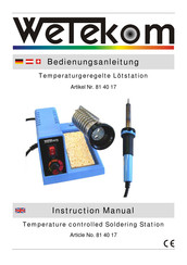 Wetekom 81 40 17 Instruction Manual