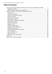ESTechnical Reflow Oven Controller Manual
