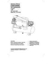 Craftsman 218.10012 Operator's Manual