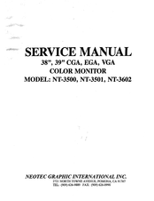 Neotec NT-3500 Service Manual