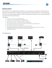 Zuum MAHCL4X4V2 Manual