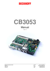 Beckhoff CB3053 Manual