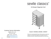 Seville Classics WEB483 Manual