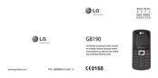 LG GB190 Manual