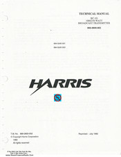 Harris BC-1G Technical Manual