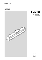 Festo ELFC-KF Operating Instructions Manual