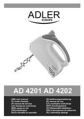 Adler AD 4201 User Manual