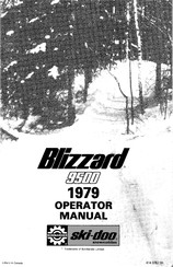 Bombardier Ski-Doo Blizzard 9500 1979 Operator's Manual