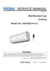 Haier AS50S2SD1FA-CL Service Manual