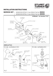 Stuart Turner Monsoon Extra S1.4 bar Installation Instructions Manual