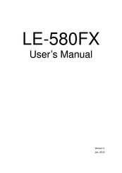 LineEye LE-580FX User Manual