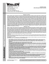 Whelen Engineering Company MPC-NFPA Installation Manual