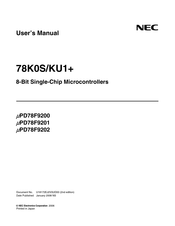 NEC 78K0S/KU1+ User Manual