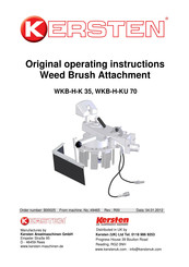 Kersten WKB-H-KU 70 Original Operating Instructions