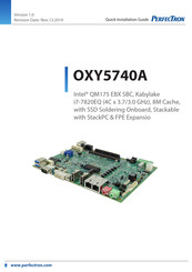 PerfecTron OXY5740A Quick Installation Manual