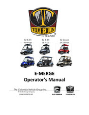 Columbia TOMBERLIN E-MERGE E4 Revenge Operator's Manual