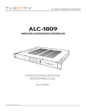 THEORY ALC-1809 Advanced Installation And Programming Manual