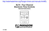 Paragon EL74 General Instructions Manual