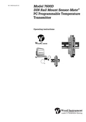 Weed Instrument Sensor-Mate 7600D Operating Instructions Manual