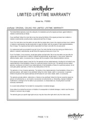 aireRyder F0069 Manual