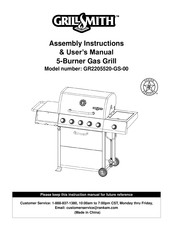 GrillSmith GR2205520-GS-00 Assembly Instructions & User Manual